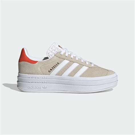 adidas gazelle bold beige schwarz|Adidas gazelle neutral.